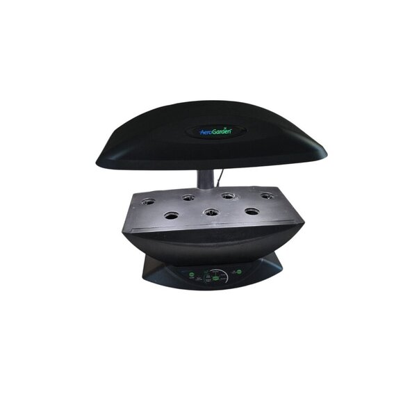 Aerogarden 7 Harvest Home Garden System Black Model 100610 ONLY ONE BULBS WORKS - Picture 1 of 15